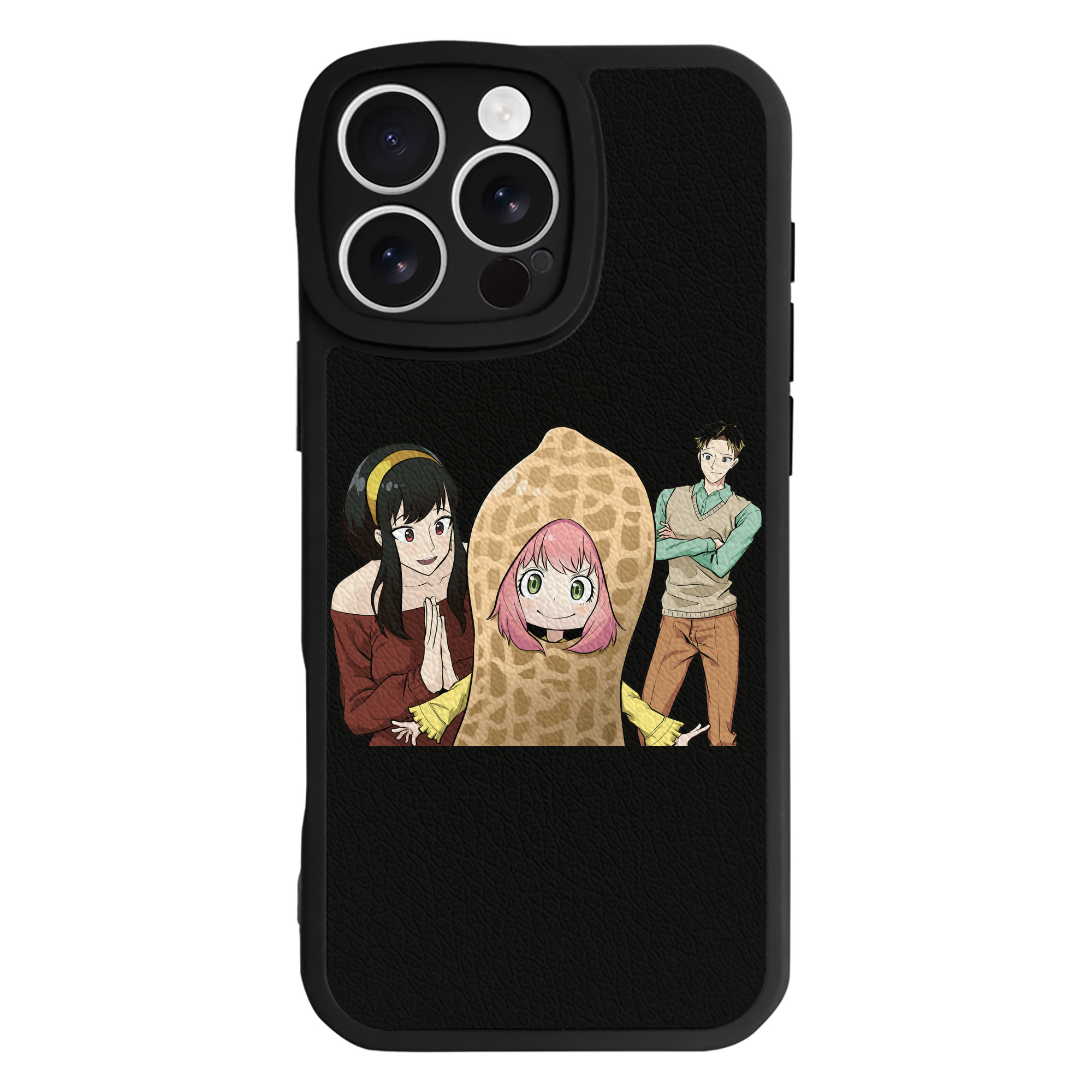 （画像用） SPY×FAMILY间谍家家酒 【iPhone 16シリーズ対応】シリコンスマホケース（レザー調） 材質：シリコン